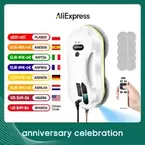 Oferta de Household window automatic water spray cleaning robot vacuum cleaner remote control electric window wiper household glass wiper por 65,71€ en Aliexpress