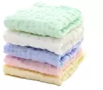 Oferta de Baby Washcloths - Natural Cotton Baby Wipes - Soft Newborn Face Towel and Washcloth for Sensitive Skin, Registry as Shower, 5 P por 5,29€ en Aliexpress