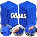 Oferta de 10Pcs Microfiber Towels Car Wash Drying Cloth Towel Household Cleaning Cloths Auto Detailing Polishing Cloth Home Clean Tools por 2,6€ en Aliexpress