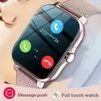 Oferta de 2024 Smart Watch Android Phone 1.44'' Inch Color Screen Bluetooth Call Blood Oxygen/Pressure Monitoring Smart Watch Women Men por 8,67€ en Aliexpress
