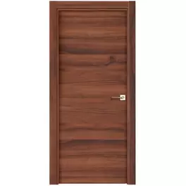 Oferta de PUERTA LAMINADA DIMOLDURA MALTA H NOGAL ESTOCOLOMO 2030x825mm DERECHA por 190,9€ en Ideal Bricolaje