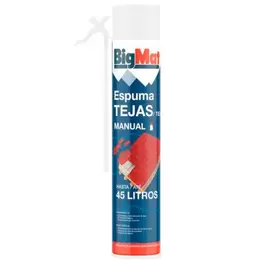 Oferta de ESPUMA PU BIGMAT TEJAS 750ml por 5,9€ en Ideal Bricolaje