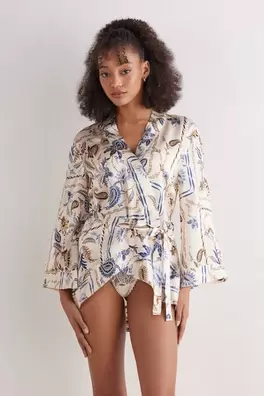 Oferta de Kimono de Seda Italian Riviera por 149€ en Intimissimi