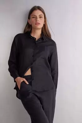 Oferta de Camisa de Tela de Lino por 59,9€ en Intimissimi