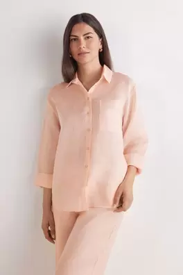 Oferta de Camisa de Tela de Lino por 59,9€ en Intimissimi
