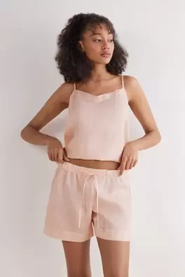 Oferta de Pantalón Corto en Tela de Lino por 29,9€ en Intimissimi