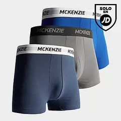 Oferta de McKenzie pack de 3 Boxers Wyatt por 12€ en JD Sports