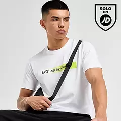 Oferta de EA7 Emporio Armani Camiseta Chest Tape por 30€ en JD Sports