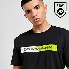 Oferta de EA7 Emporio Armani Camiseta Chest Tape por 40€ en JD Sports