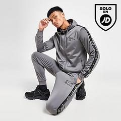 Oferta de EA7 Emporio Armani Chándal con capucha Tape Poly Full Zip por 160€ en JD Sports