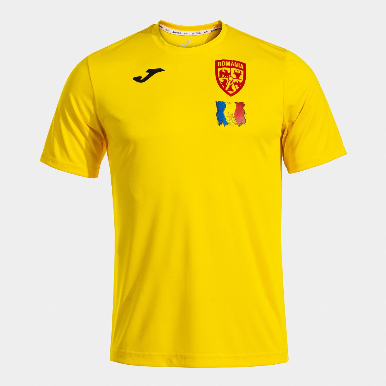 Oferta de Camiseta manga corta Federación Rumana Fútbol por 25€ en Joma