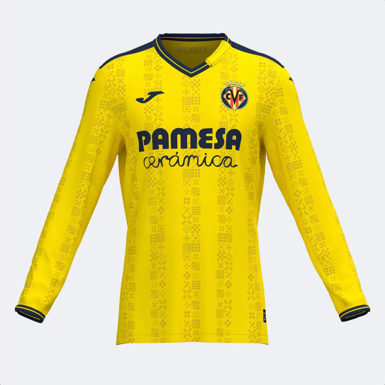 Oferta de Camiseta manga larga 1ª equipación Villarreal Cf 24/25 por 69,9€ en Joma