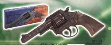 Oferta de Revolver largo 8 tiros por 5,95€ en Jugueterías Nikki