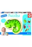 Oferta de Baby Puzzle Animales Tropicales Educa 18587 por 9€ en Juguetilandia