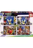 Oferta de Multi 4 Puzzles 50-80-100-150 Sonic Neón Educa 19631 por 11,39€ en Juguetilandia