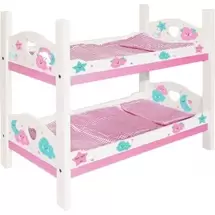 Oferta de Litera de madera para Muñecas Play Hoome por 29,74€ en Juguetoon