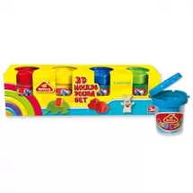 Oferta de Set de 4 Botes de Plastilina 3D por 12,99€ en Juguetoon