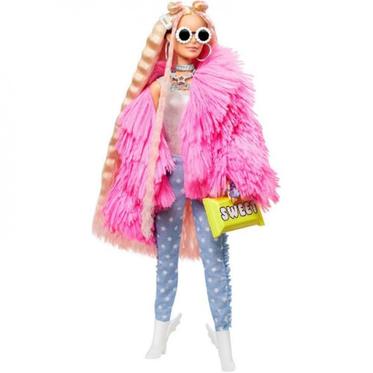Oferta de Barbie Extra con Pelo Rosado Chaqueta... por 29,99€ en Juguettos