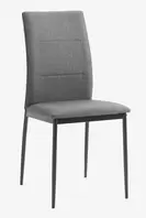 Oferta de Silla de comedor TRUSTRUP tela gris/negro por 30€ en JYSK