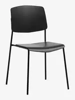 Oferta de Silla de comedor STABY apilable negro por 25€ en JYSK