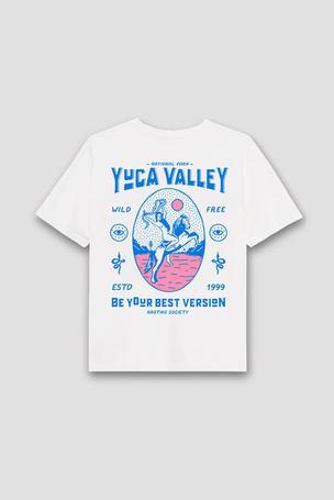 Oferta de Camiseta Washed Yuca Valley White por 29,9€ en Kaotiko