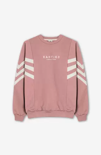 Oferta de Sudadera Chad Burgundy / Ivory por 59,9€ en Kaotiko