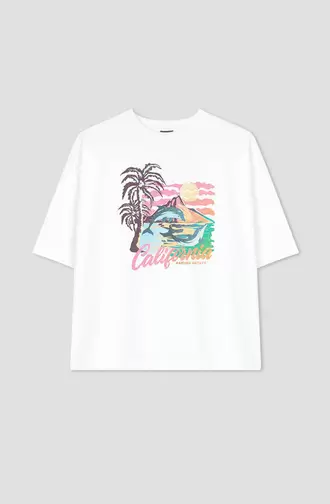 Oferta de Camiseta Dolphins Organic Cotton White por 29,9€ en Kaotiko