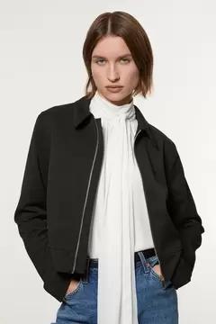 Oferta de Tall Technical Crepe Tailored Metal Zip Detail Jacket por 259€ en Karen Millen