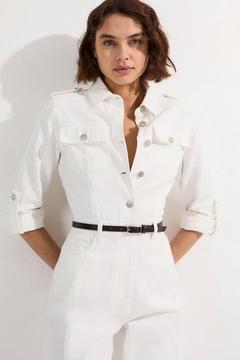 Oferta de Denim Boiler Jumpsuit por 101,4€ en Karen Millen