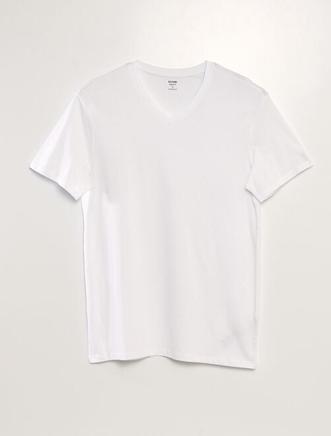 Oferta de Camiseta con cuello de pico por 4€ en Kiabi