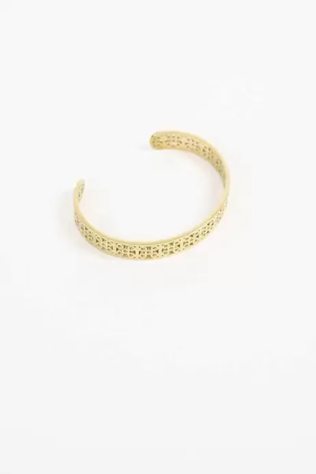 Oferta de Pulsera rígida dorado por 7,99€ en Kimod