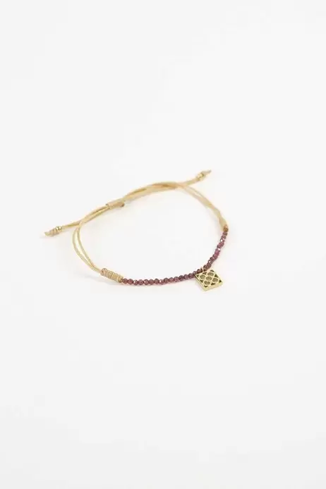 Oferta de Pulsera abalorios rosa por 6,99€ en Kimod