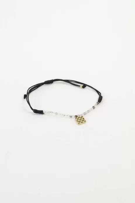 Oferta de Pulsera abalorios negro por 6,99€ en Kimod