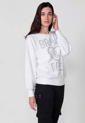 Oferta de Off-white women's fleece sweatshirt por 39,99€ en Koröshi