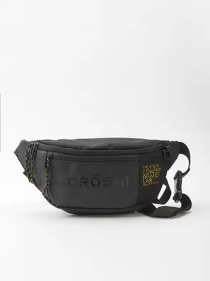 Oferta de Crossbody bag, fanny pack with pockets and zippered compartments in Black for Men por 39,99€ en Koröshi