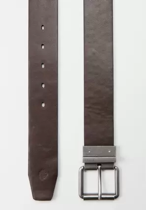 Oferta de Reversible Faux Leather Belt for Men in Black and Brown por 25,99€ en Koröshi