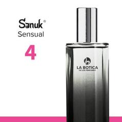 Oferta de Perfume Mujer Sanuk Sensual 4 por 8,9€ en La Botica de los Perfumes