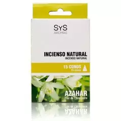 Oferta de Incienso Natural Azahar Conos 15g por 2,5€ en La Botica de los Perfumes