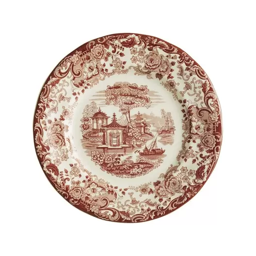 Oferta de Plato llano colección 202 Rosa por 21,54€ en La Cartuja de Sevilla