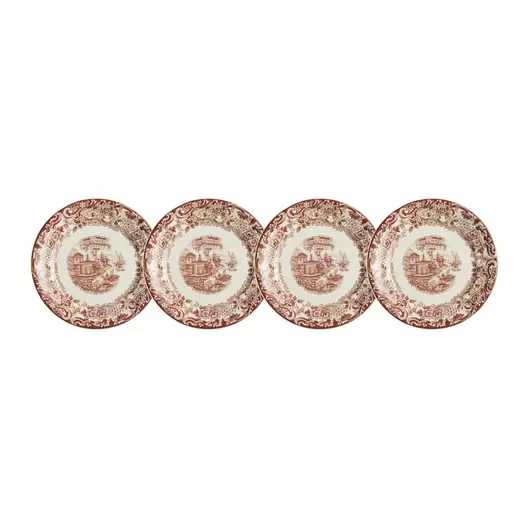 Oferta de Set de 4 platos de pan colección 202 Rosa por 50,34€ en La Cartuja de Sevilla