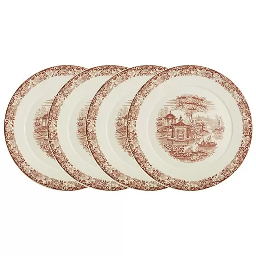 Oferta de Set de 4 bajo-platos colección 202 Rosa por 192€ en La Cartuja de Sevilla