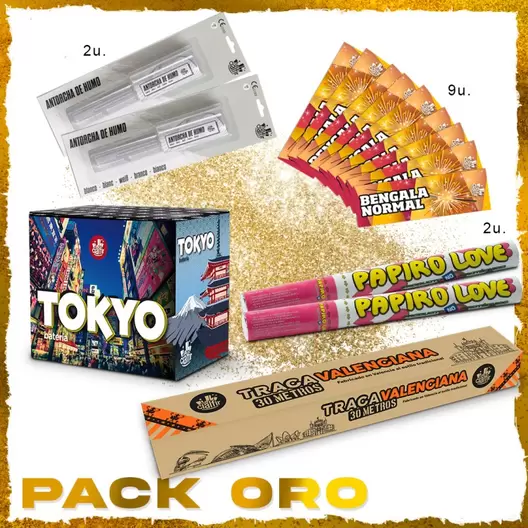 Oferta de Pack Oro por 150€ en La Traca