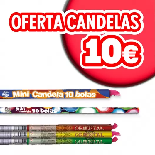 Oferta de OFERTA CANDELAS por 10€ en La Traca