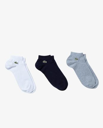 Oferta de Pack de tres pares calcetines de hombre Lacoste SPORT de corte bajo por 25€ en Lacoste