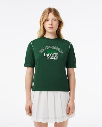 Oferta de Camiseta de algodón Roland Garros Edition por 90€ en Lacoste
