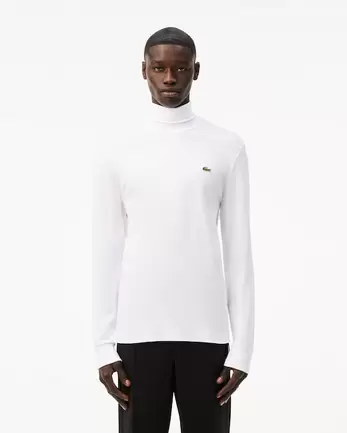 Oferta de Camiseta de manga larga y cuello vuelto por 80€ en Lacoste