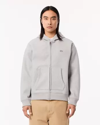 Oferta de Sudadera con capucha de corte holgado con cremallera por 220€ en Lacoste