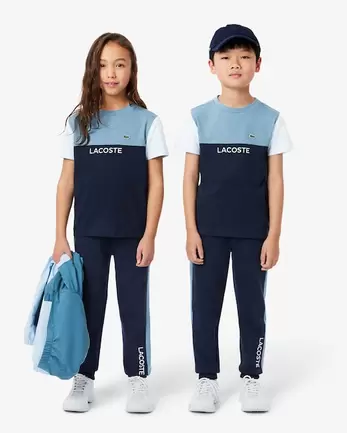 Oferta de Pantalón de chándal con bloques de color por 75€ en Lacoste