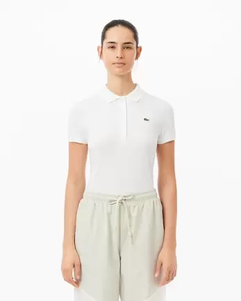 Oferta de Polo de corte ajustado L.12.D de algodón elástico por 72€ en Lacoste