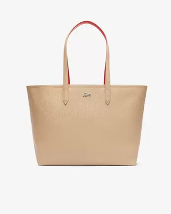 Oferta de Bolso tote con cremallera Anna por 135€ en Lacoste